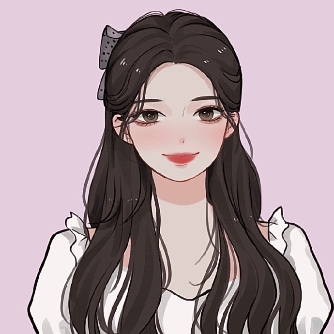 画风简约却不失精致的插画微信头像