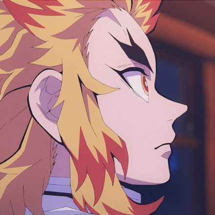 《鬼灭之刃-无限列车篇》炎柱炼狱杏寿郎微信头像