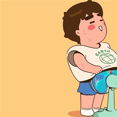 有个性的插画二次元可爱情侣头像