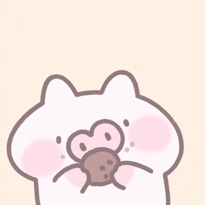 猪猪干饭可爱微信头像