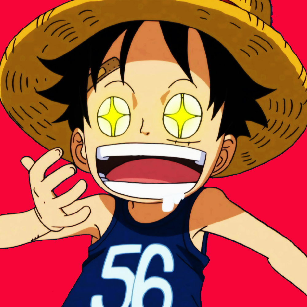 小时候的路飞可爱微信头像