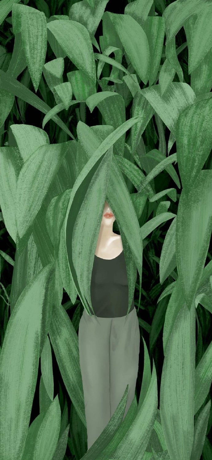 一人一半可爱卡通情侣微信头像