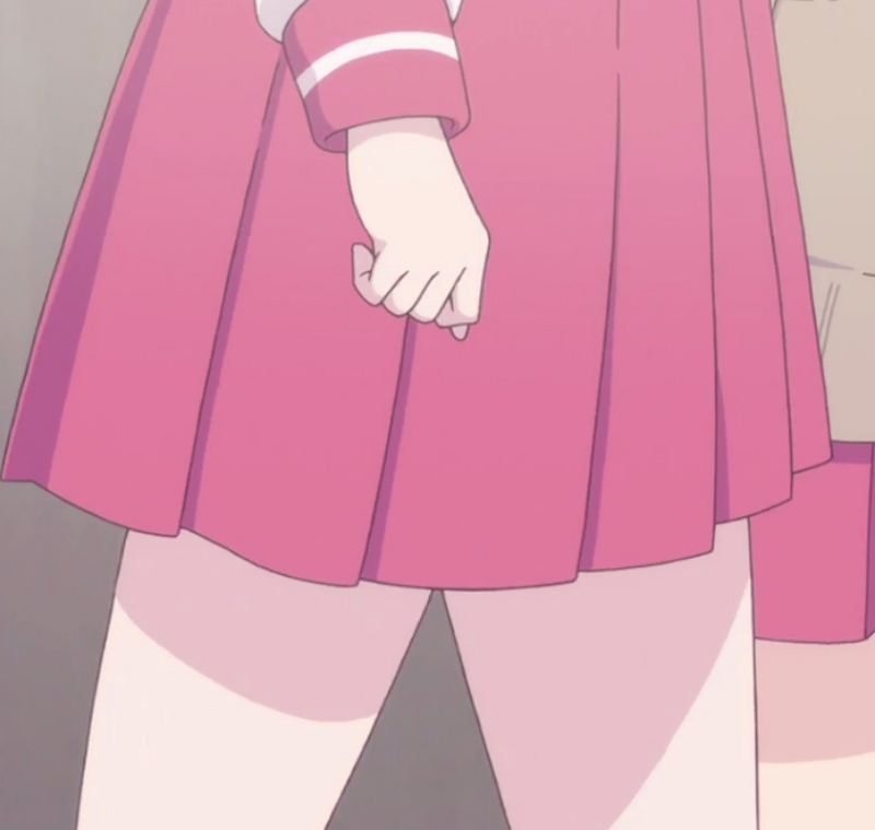 动漫女生短裤短裙部位微信头像