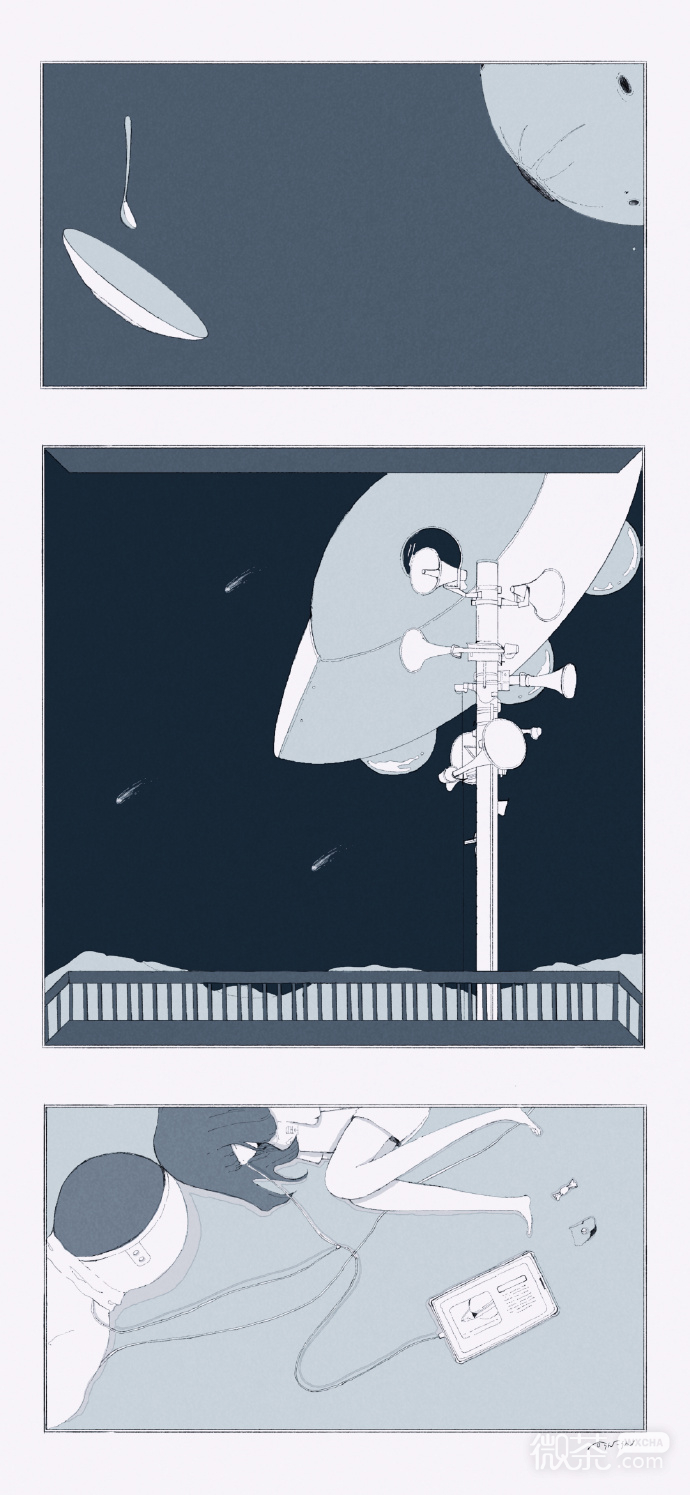 清新简约治愈的插画素材图片