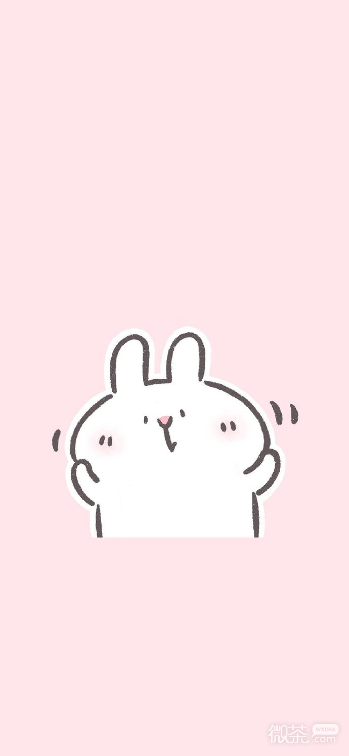 可爱小兔子微信素材图片