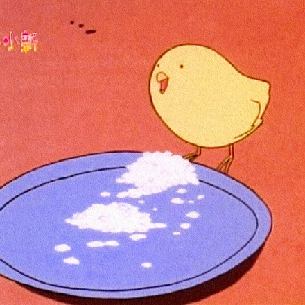 蜡笔小新与小鸡玩的微信头像