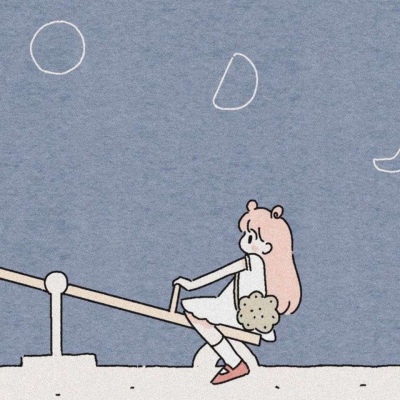 治愈系又有趣蓝色的风景微信头像