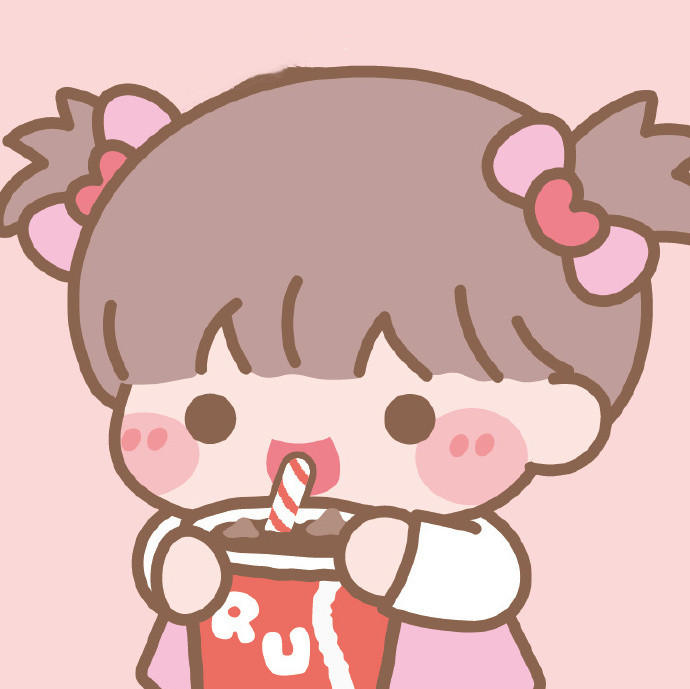 干饭人可爱呆萌情侣微信头像