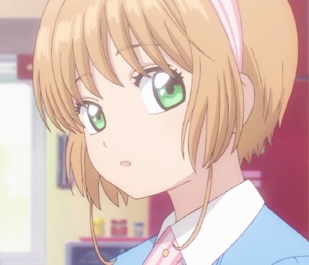 《魔卡少女樱 透明卡牌篇》木之本樱微信头像