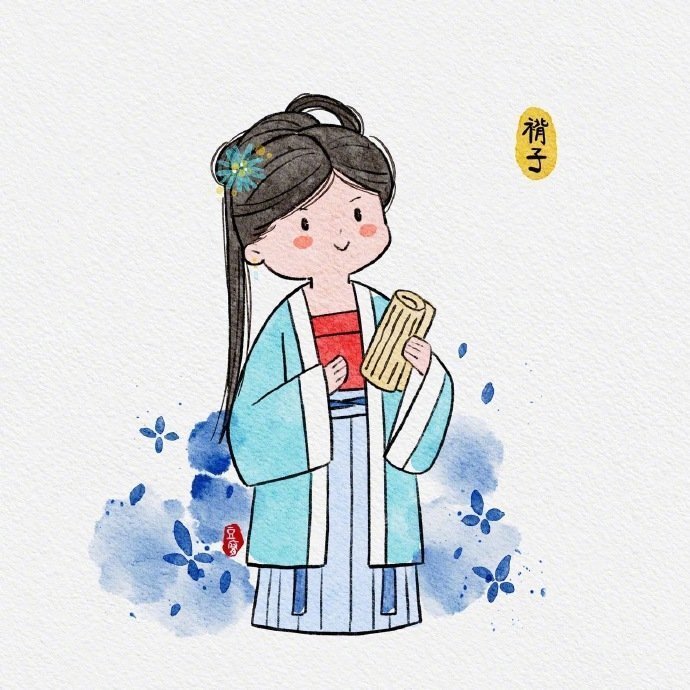 古风汉服卡哇伊微信头像