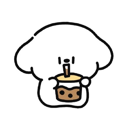 简笔画狗勾可爱微信头像