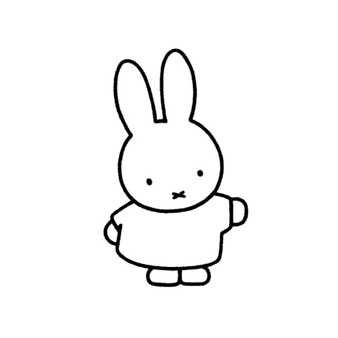 可爱卡哇伊的米菲兔子微信头像