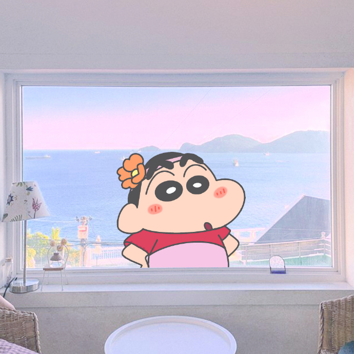 蜡笔小新超可爱背景图