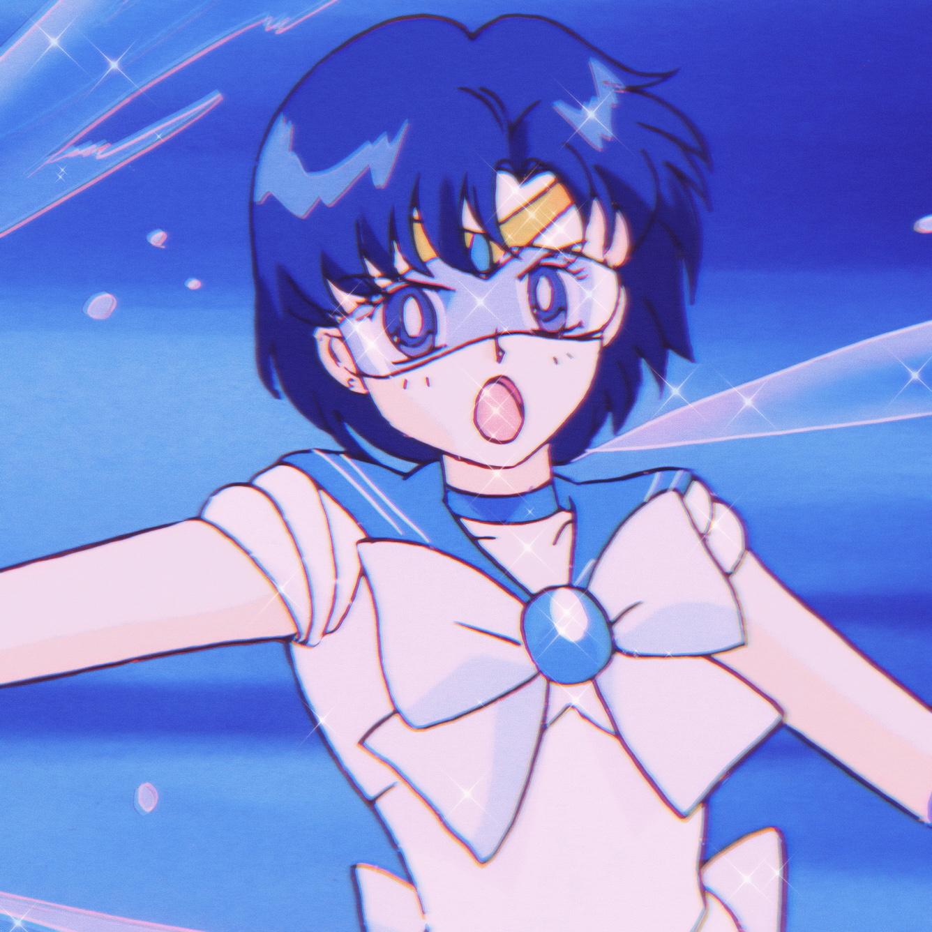 超酷的内部五位美少女战士微信头像