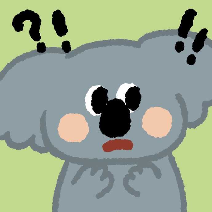 惊讶小动物可爱微信头像