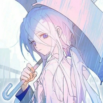 唯美二次元温柔女孩微信头像