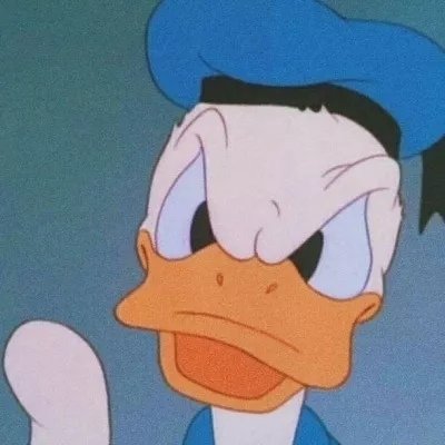 恶搞唐老鸭的卡通微信头像