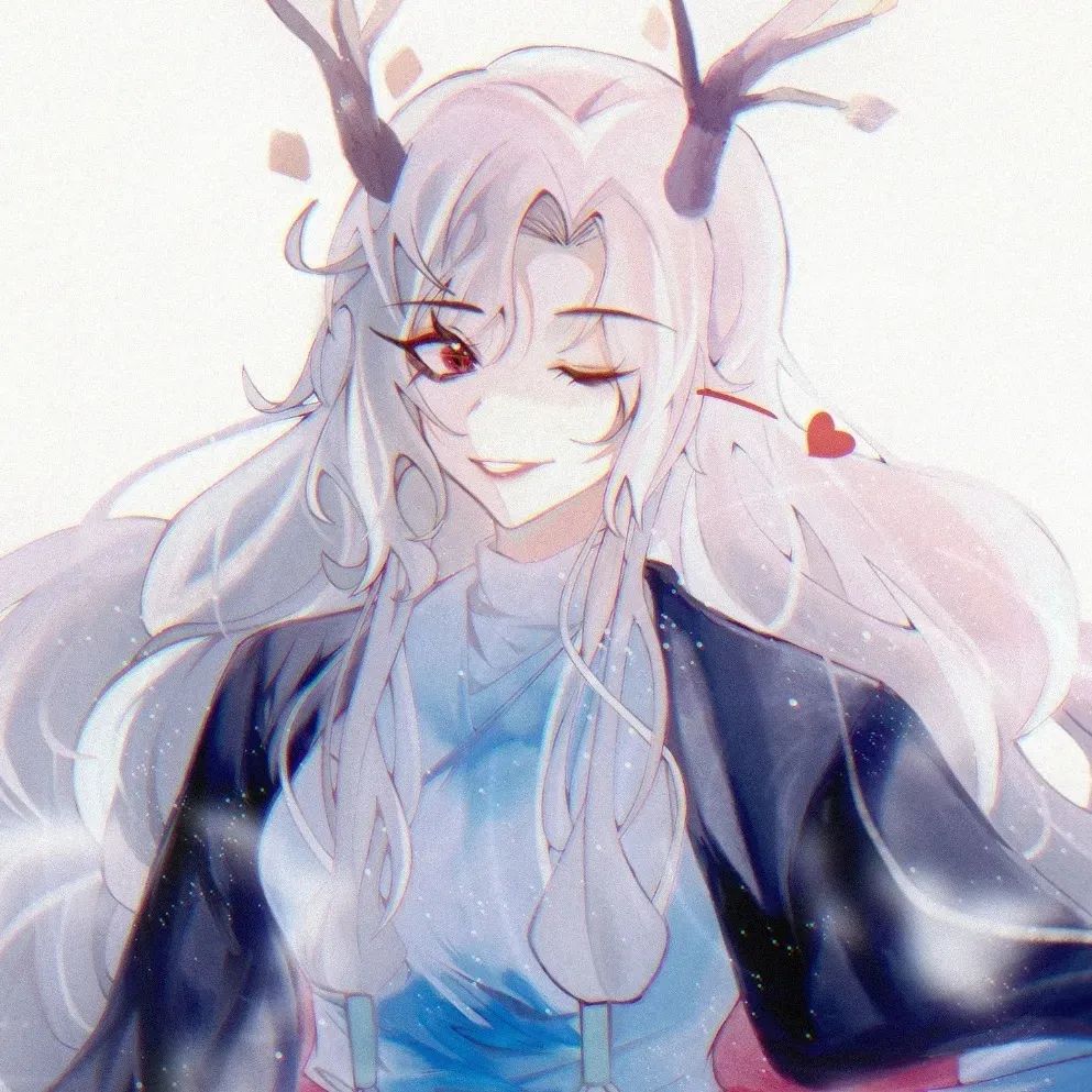 好看的动漫头像：靠边睡着的时候