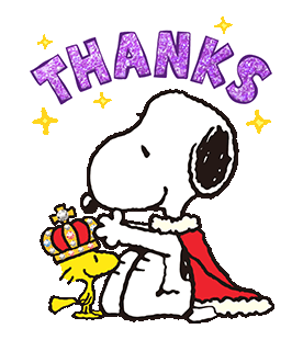 穿着王袍的史努比微信头像