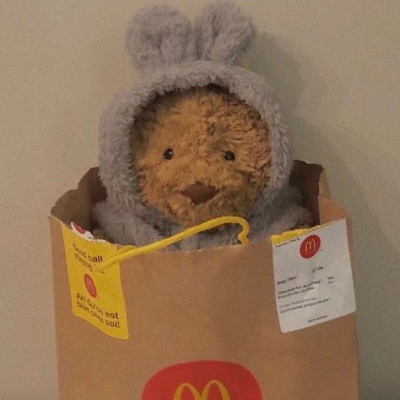 很可爱的萌萌玩偶小熊微信头像