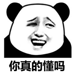 你懂我意思吧熊猫头微信表情包