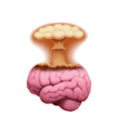 关于大脑的动态聊天表情