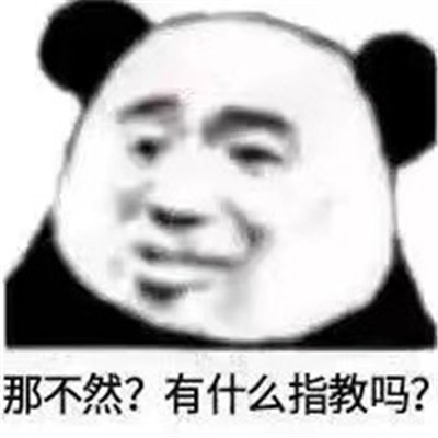 很火的怼人熊猫头表情包