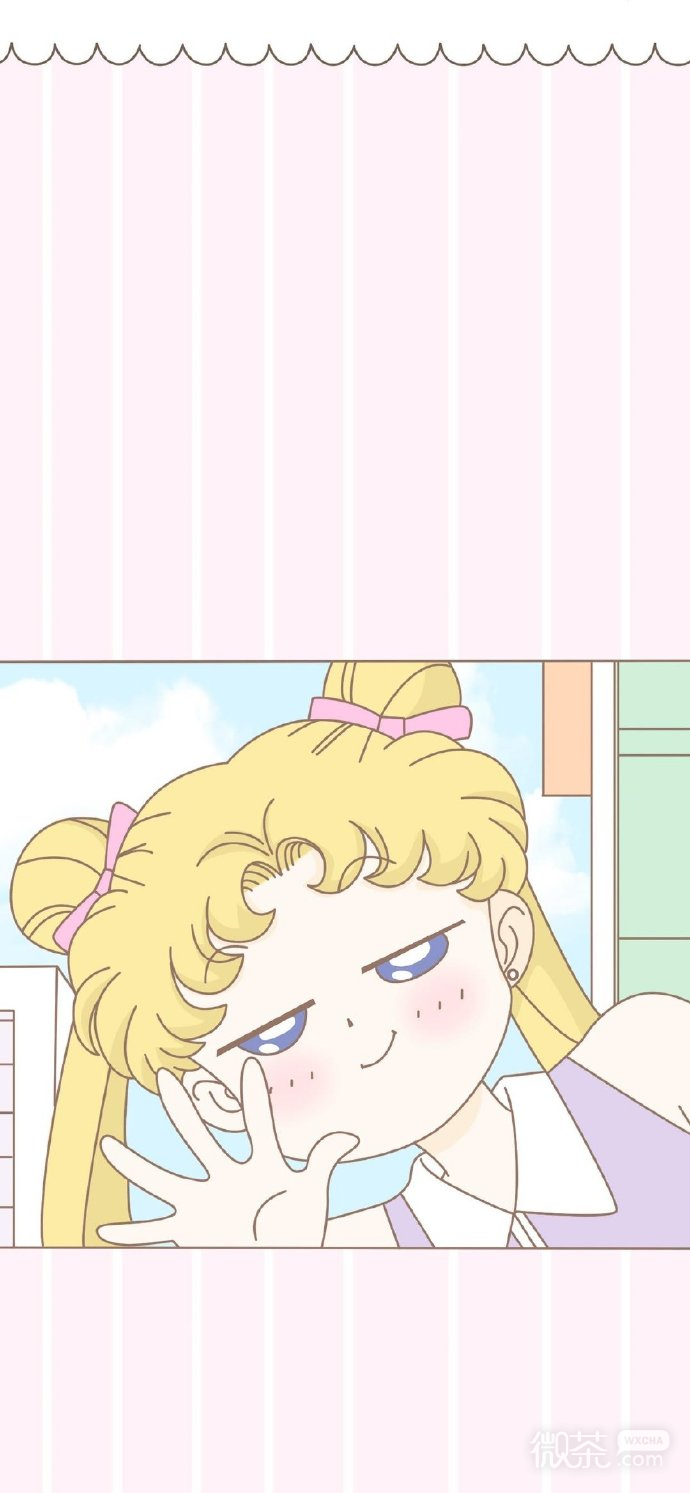 美少女战士手绘壁纸微信素材图片