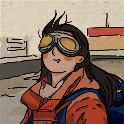 最新版甜蜜的插画风情侣微信头像