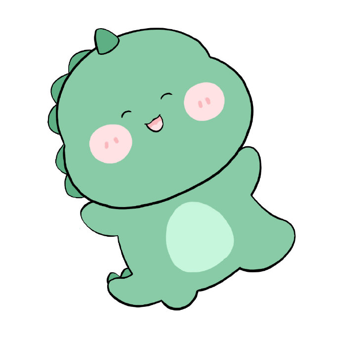 小恐龙宝宝可爱微信表情包