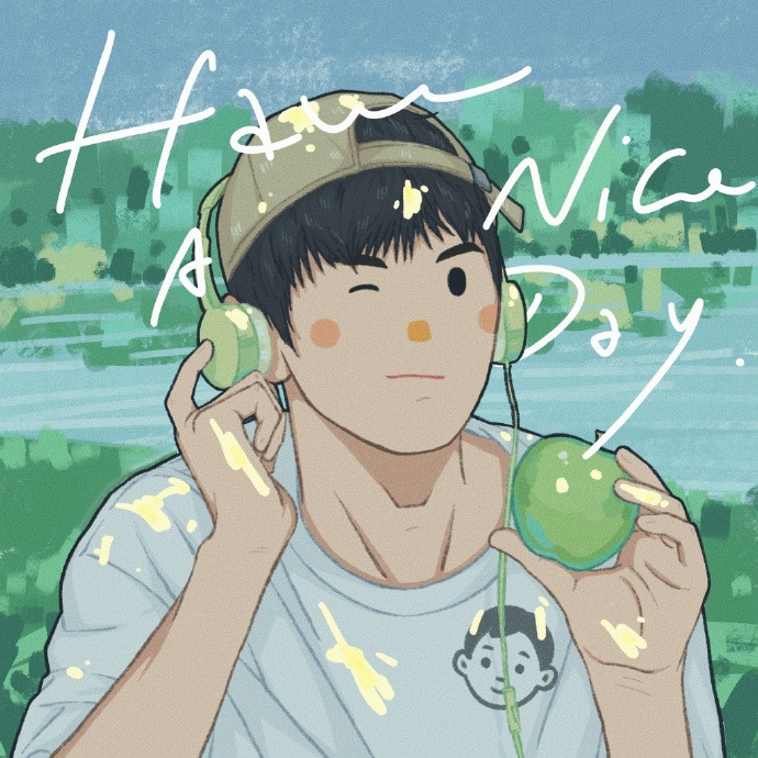 可爱男孩手绘可爱微信头像