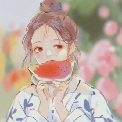 小清新唯美的女生动漫卡通头像