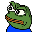 暴走的魔性悲伤蛙动态微信表情包