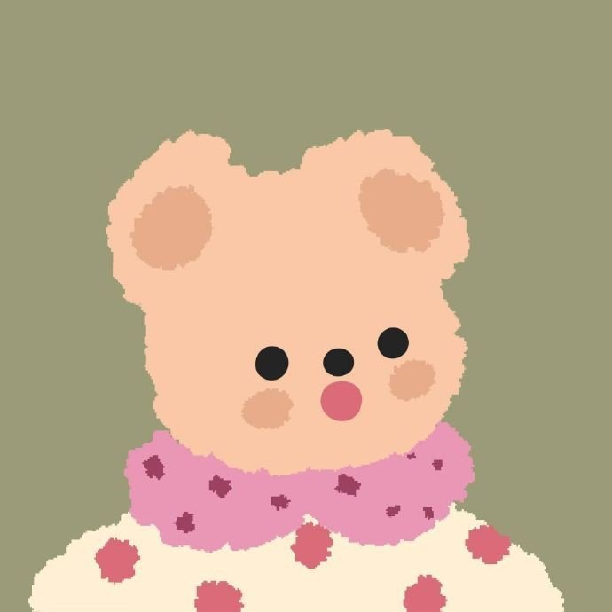手绘卡通熊可爱微信头像