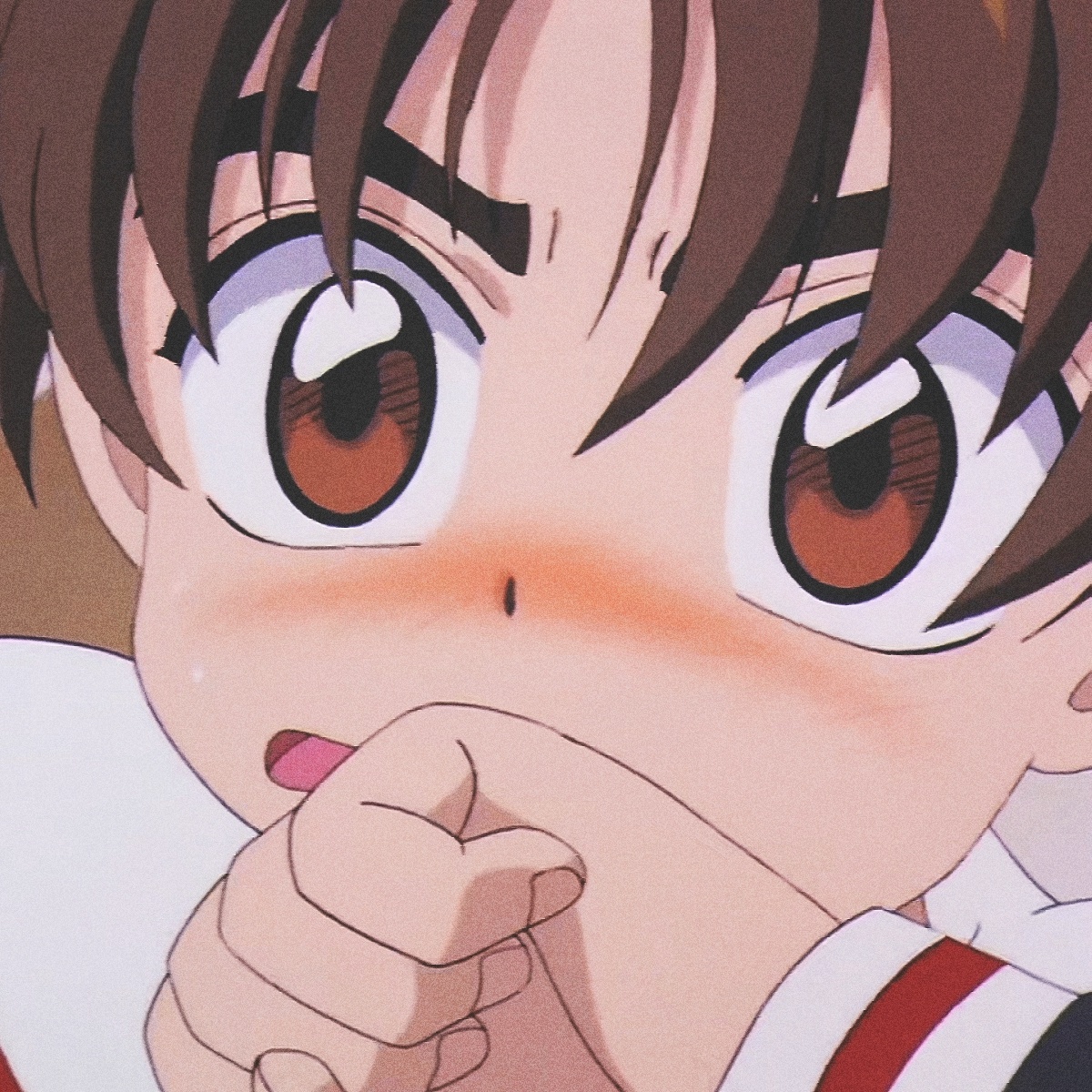 《百变小樱》脸红的李小狼微信头像