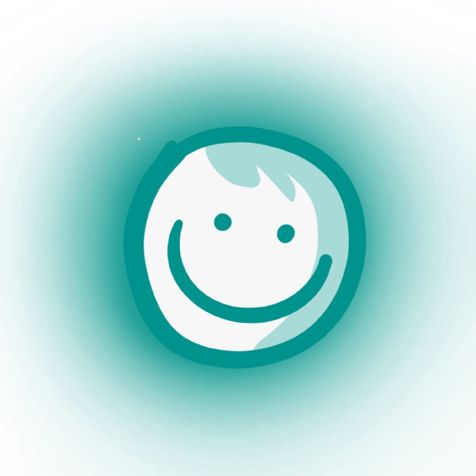 搞怪沙雕简笔画发光微信头像