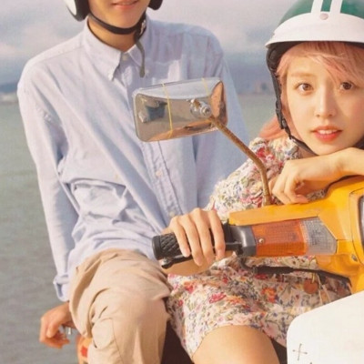 一人一半超甜真人情侣微信头像