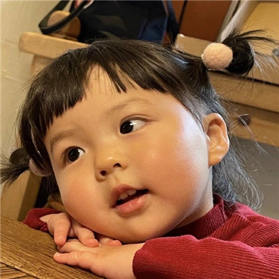 一人一半的可爱的萌娃闺蜜头像