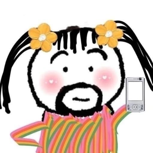 沙雕大叔脸憨憨微信头像