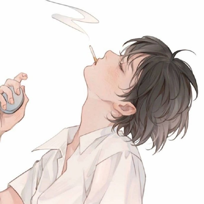 高冷帅气绝美侧颜男生头像