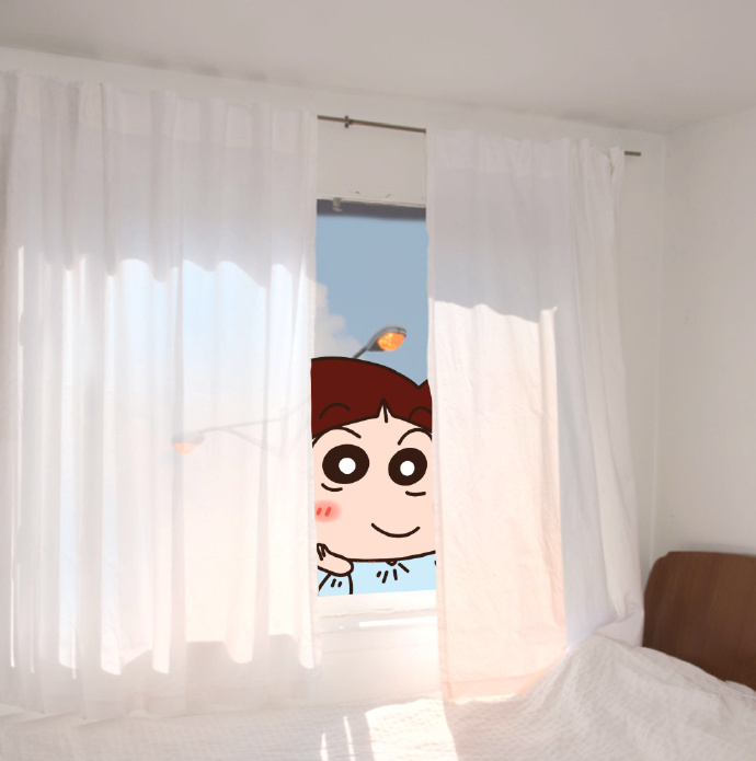 蜡笔小新超可爱背景图