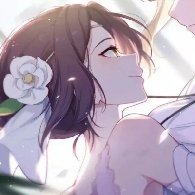 二次元卡通闺蜜微信头像