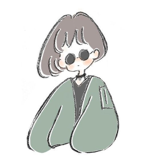 彩绘的Q版可爱插画微信头像