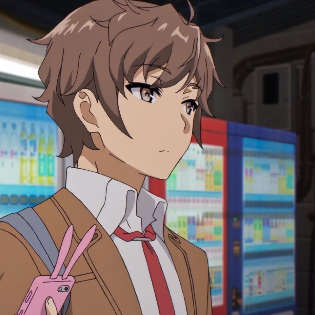 《青春猪头少年不会梦到兔女郎学姐》樱岛麻衣&梓川咲太情侣微信头像