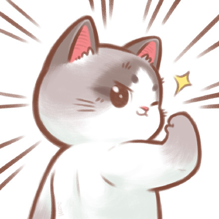 超棒的卡通猫猫微信头像