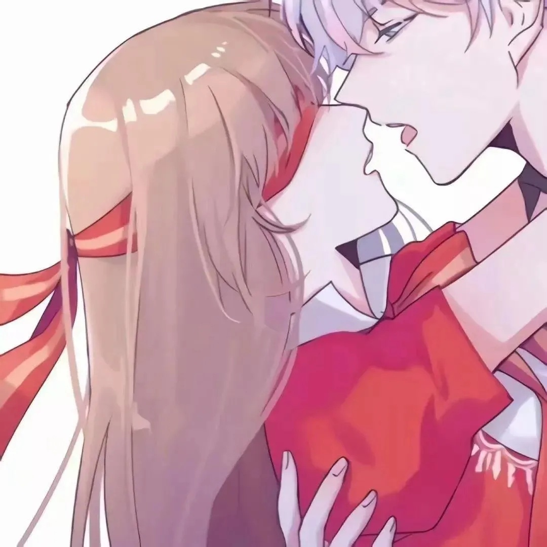 甜甜的动漫情侣微信头像