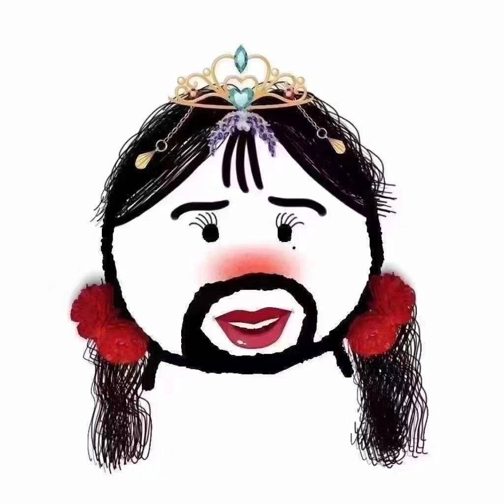 大叔脸小姐姐微信头像