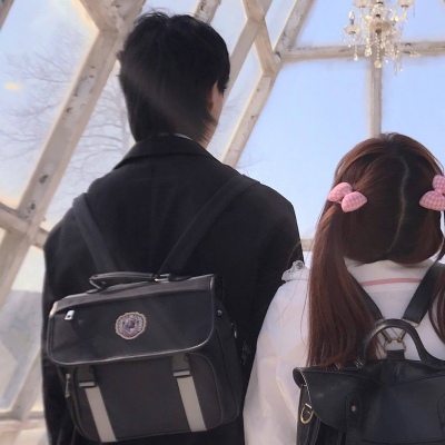 最好看的甜蜜校园情侣微信头像