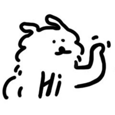 线条猫很可爱的又很实用表情