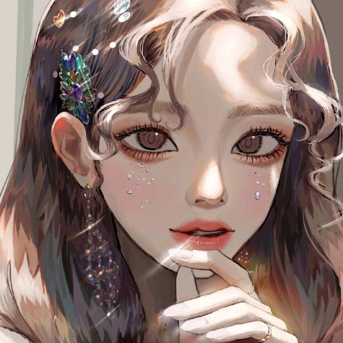 绝美二次元动漫女生微信头像